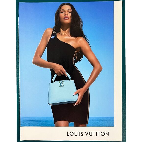 LOUIS VUITTON ZENDAYA Capucines Bag 4-Page Magazine PRINT AD Spring 2023 - Picture 3 of 5